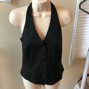 Bebe Black Women’s Tuxedo Vest